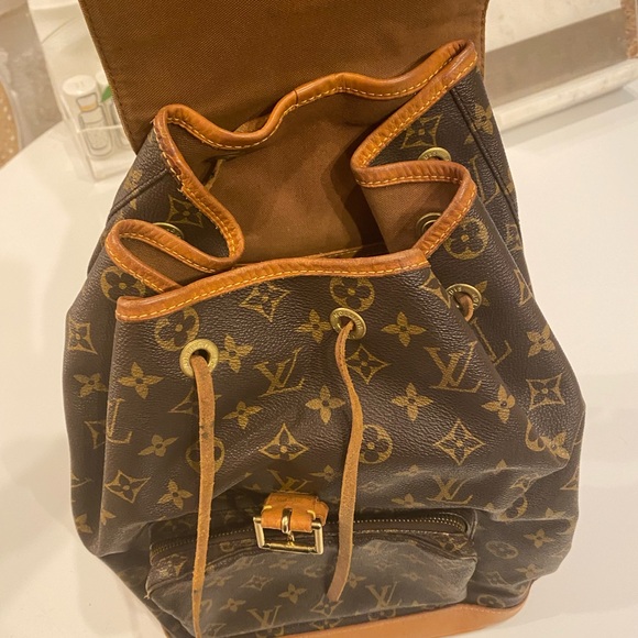 Vintage Louis Vuitton Montsouris Backpack Monogram Canvas GM - Picture 3 of 7